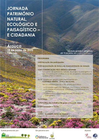Jornada sobre Património Natural, Ecológico e Paisagístico – e Cidadania, em Arouca